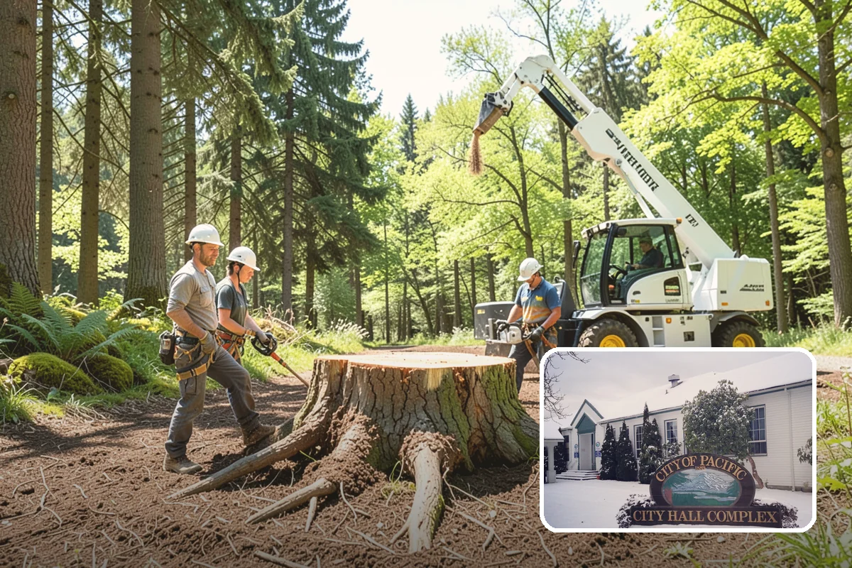 Invasive vegetation removal in Pacific, King County, WA - Improves access and usability of a site
