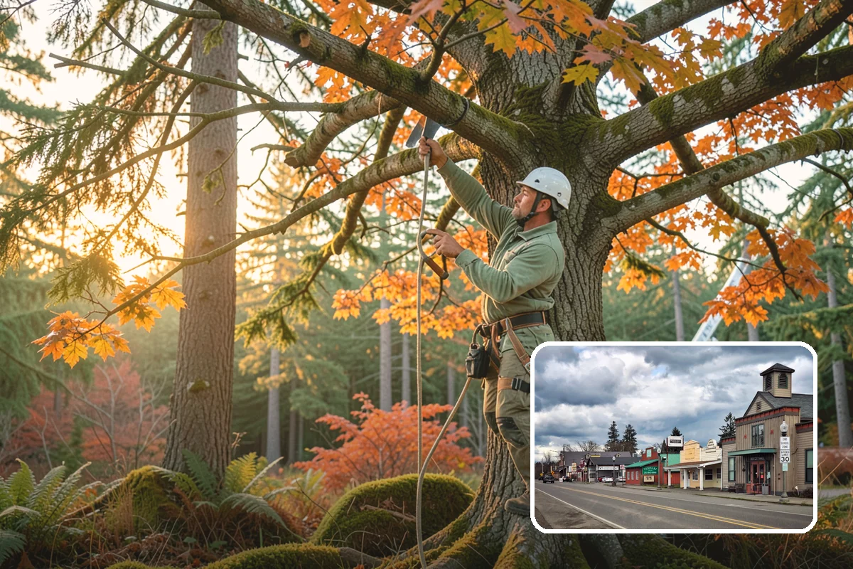 Invasive vegetation removal in Roy, Pierce County, WA - Improves access and usability of a site