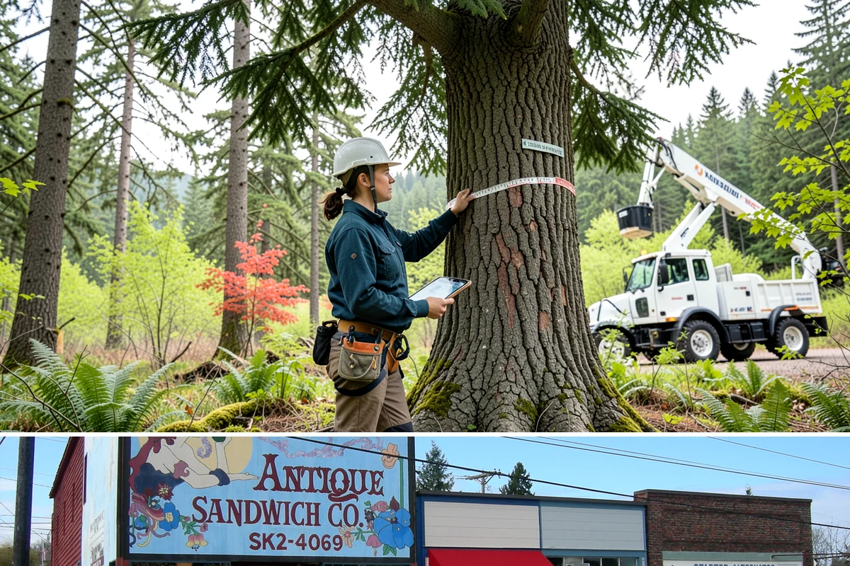 Invasive vegetation removal in Ruston, Pierce County, WA - Work can generally proceed year-round in Puget Sound weather but may be delayed during heavy rain on wet or steep sites.