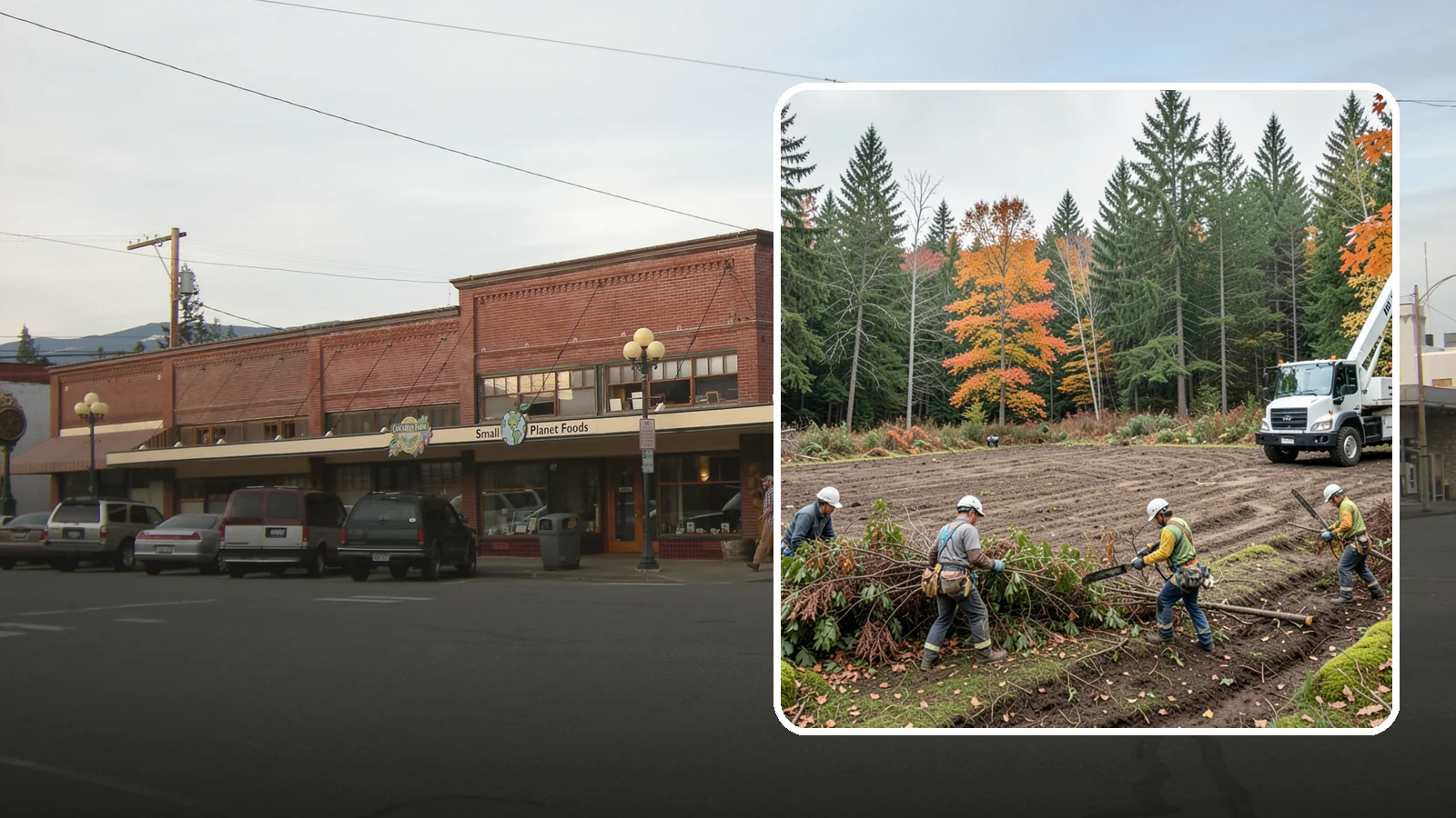 Invasive vegetation removal in Sedro-Woolley, Skagit County, WA - The removal of invasive plant species.