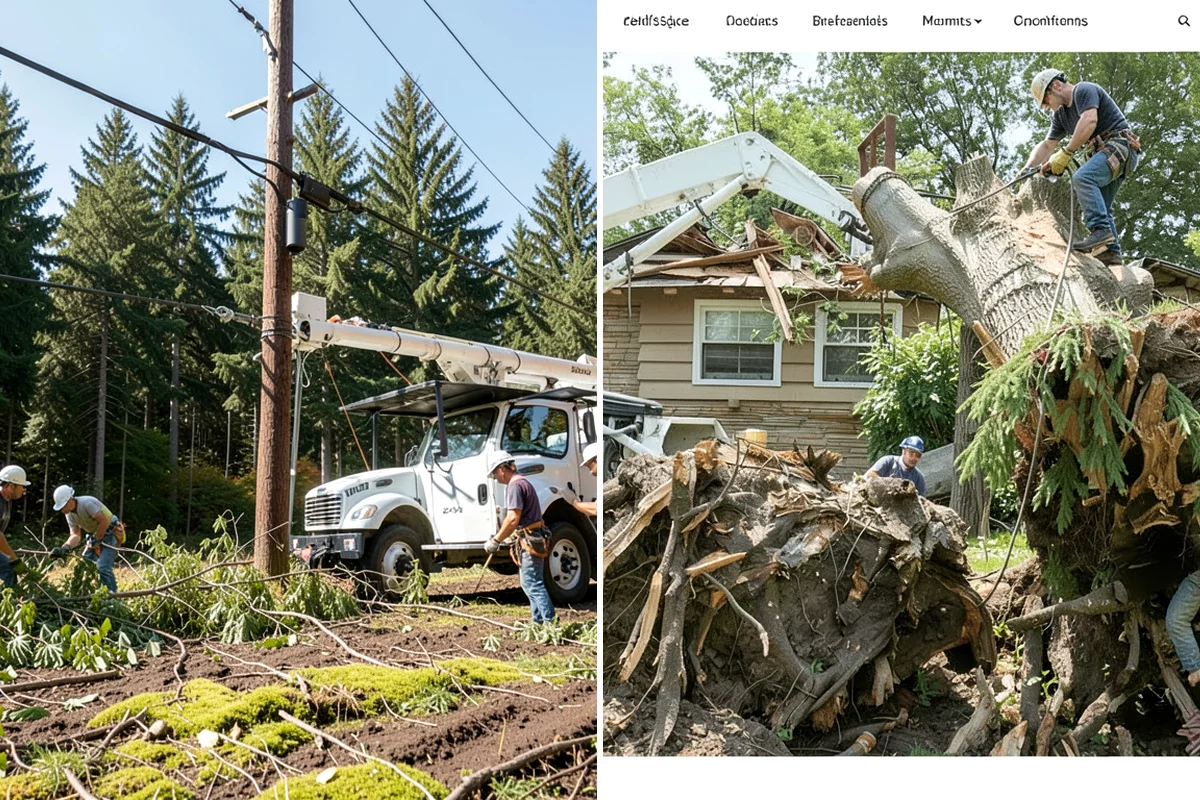 Invasive vegetation removal in Sedro-Woolley, Skagit County, WA - Assess the site and mark features to protect