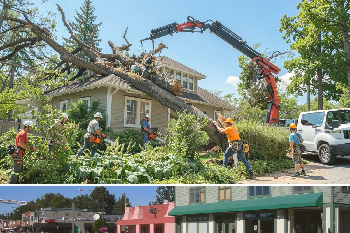 Invasive vegetation removal in Snoqualmie, King County, WA - Work can generally proceed year-round in Puget Sound weather but may be delayed during heavy rain on wet or steep sites.