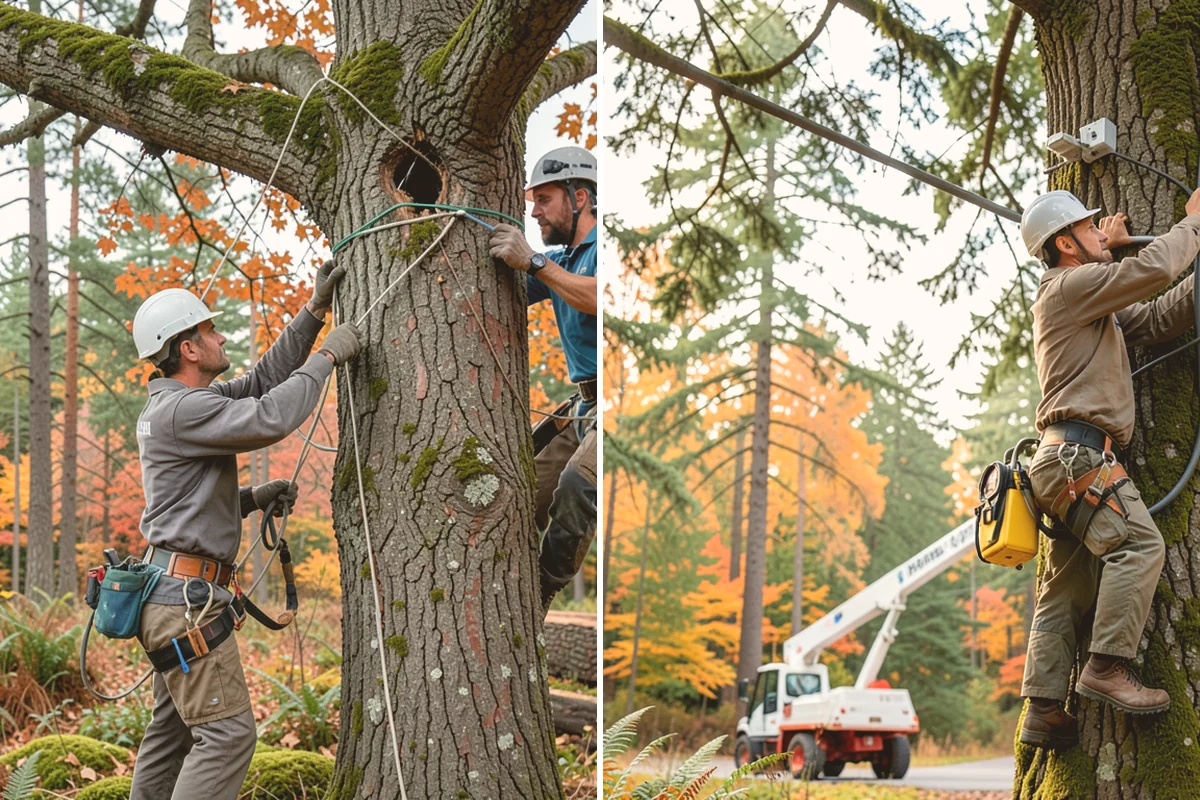 Invasive vegetation removal in Stanwood, Snohomish County, WA - Assess the site and mark features to protect