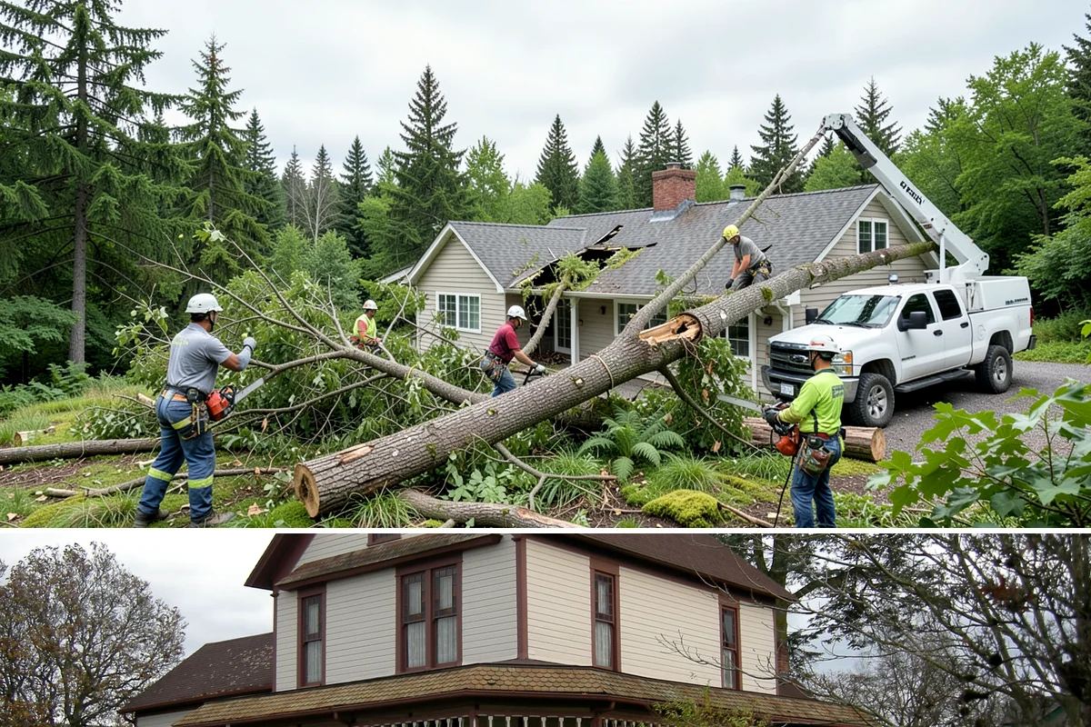 Invasive vegetation removal in Sumner, Pierce County, WA - Work can generally proceed year-round in Puget Sound weather but may be delayed during heavy rain on wet or steep sites.