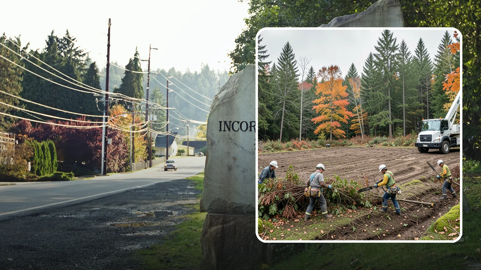 Invasive vegetation removal in Wilkeson, Pierce County, WA - The removal of invasive plant species.