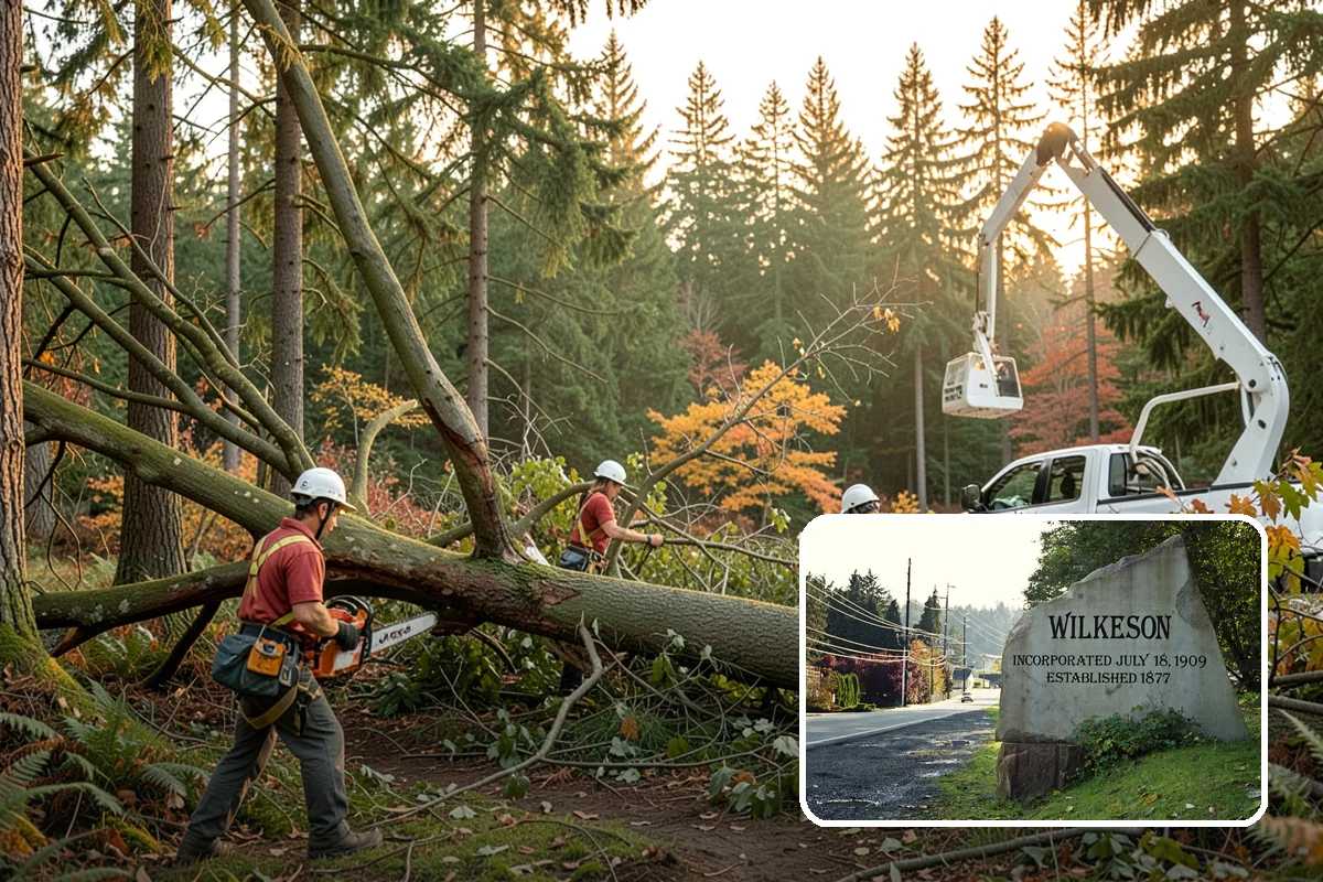 Invasive vegetation removal in Wilkeson, Pierce County, WA - Improves access and usability of a site