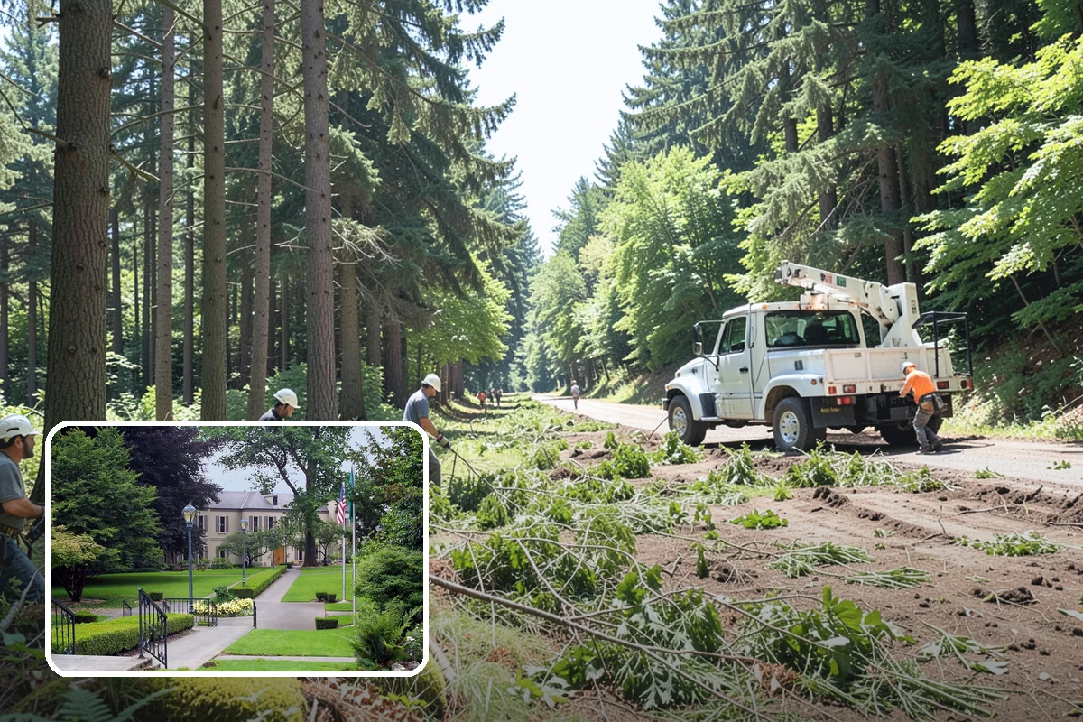 Invasive vegetation removal in Woodinville, King County, WA - Improves access and usability of a site