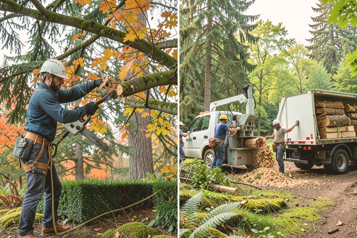 Ivy removal from trees in Algona, King County, WA - Inspect the tree and its site