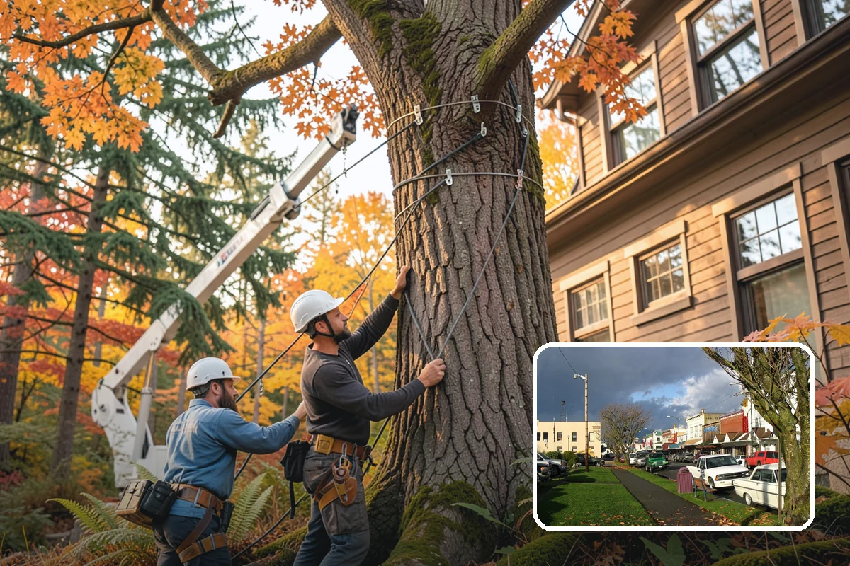 Ivy removal from trees in Arlington, Snohomish County, WA - Supports long-term tree health and stability