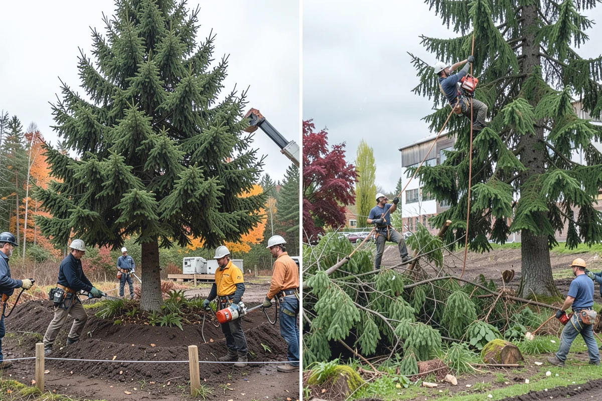 Ivy removal from trees in Auburn, King County, WA - Inspect the tree and its site