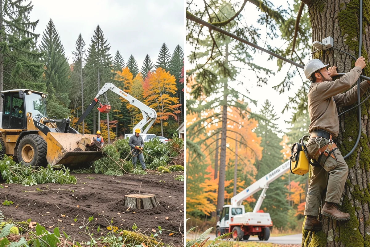 Ivy removal from trees in Black Diamond, King County, WA - Inspect the tree and its site
