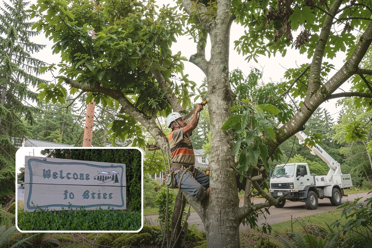 Ivy removal from trees in Brier, Snohomish County, WA - Supports long-term tree health and stability