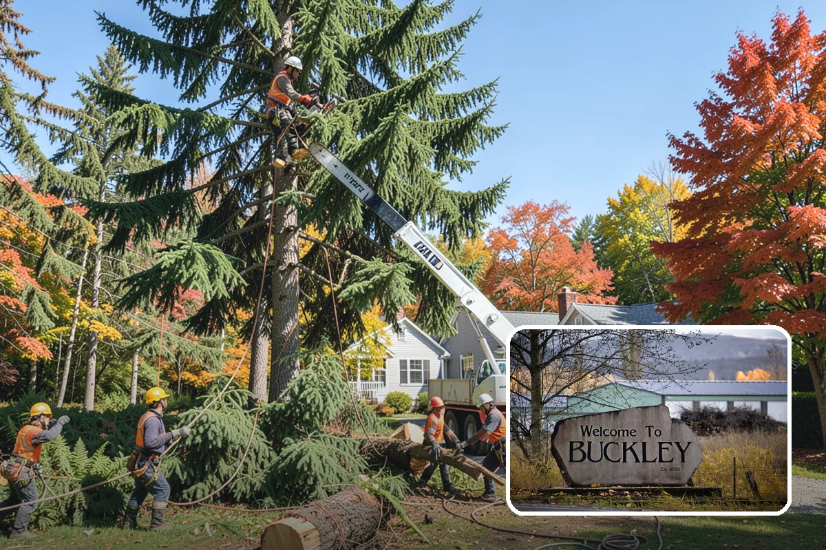 Ivy removal from trees in Buckley, Pierce County, WA - Supports long-term tree health and stability