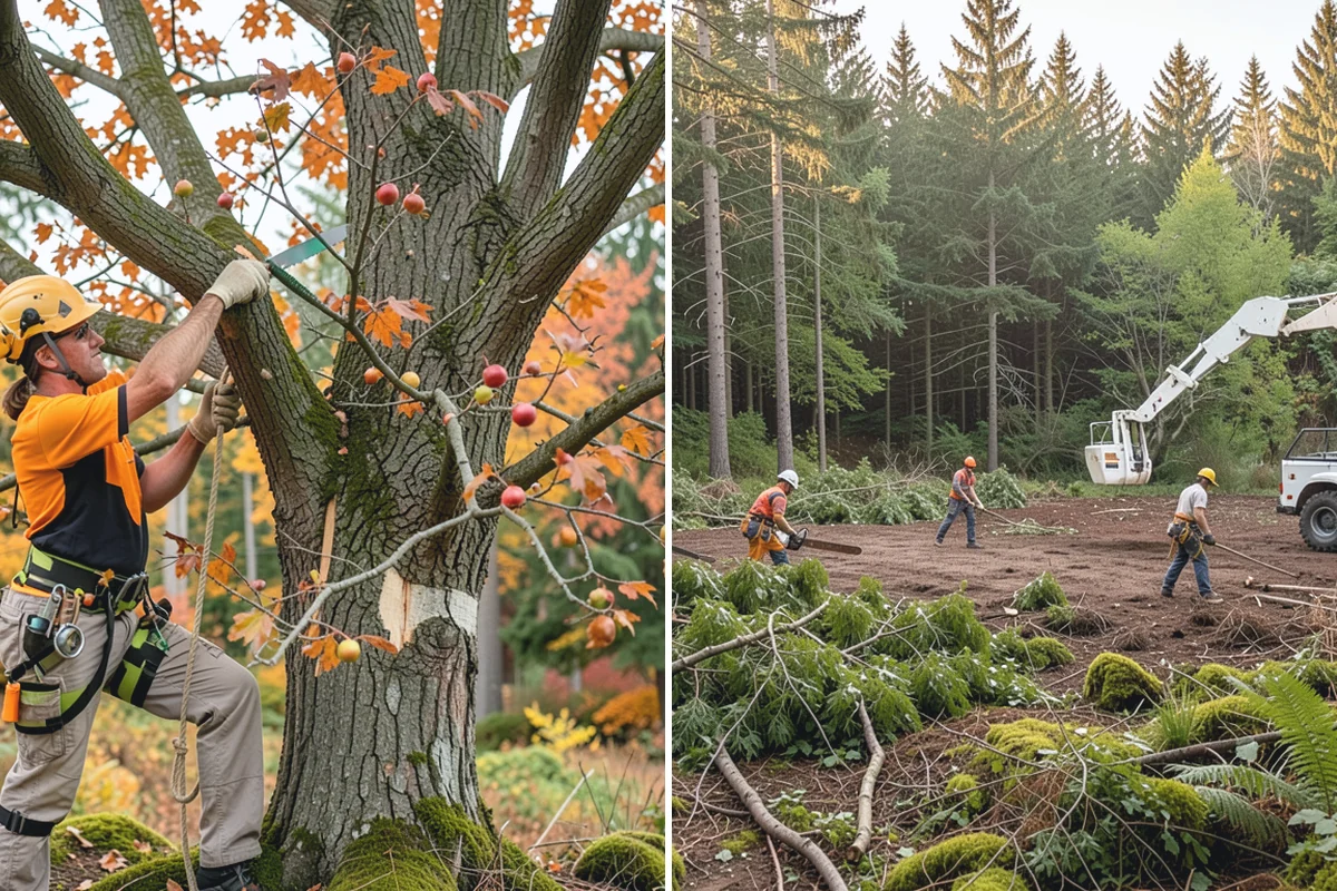 Ivy removal from trees in Buckley, Pierce County, WA - Inspect the tree and its site