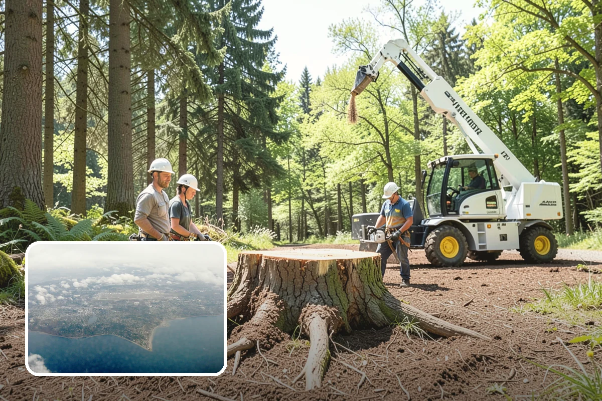 Ivy removal from trees in Burien, King County, WA - Supports long-term tree health and stability