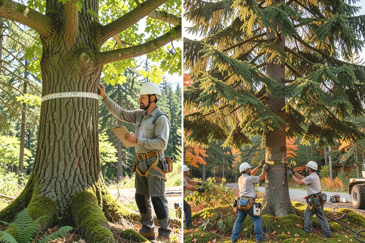 Ivy removal from trees in Burlington, Skagit County, WA - Inspect the tree and its site