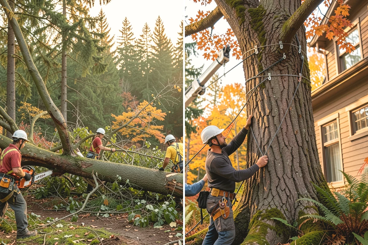 Ivy removal from trees in Carnation, King County, WA - Inspect the tree and its site