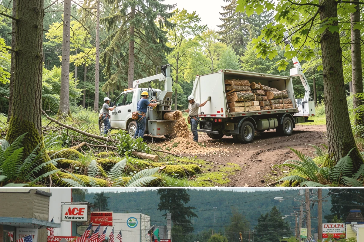 Ivy removal from trees in Carnation, King County, WA - This work can be performed year-round in the Puget Sound climate but may require extra caution during wet seasons to prevent soil...