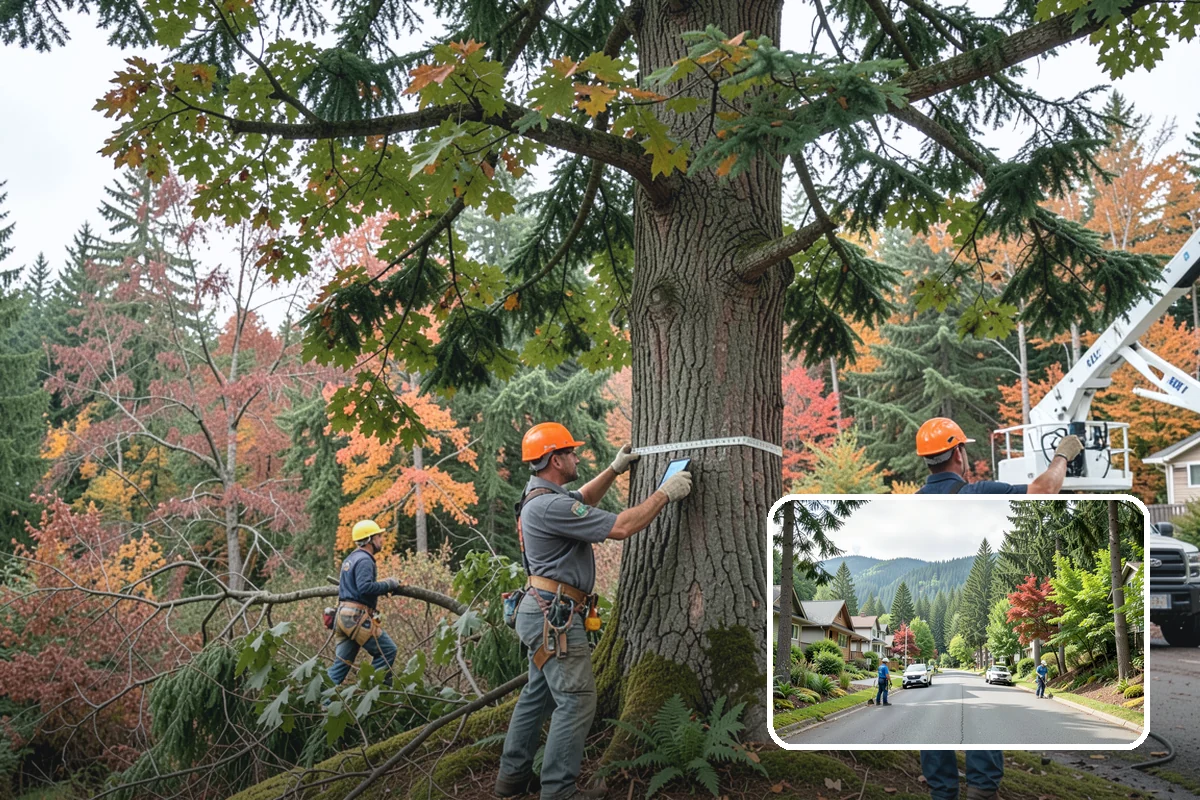 Ivy removal from trees in Darrington, Snohomish County, WA - Supports long-term tree health and stability