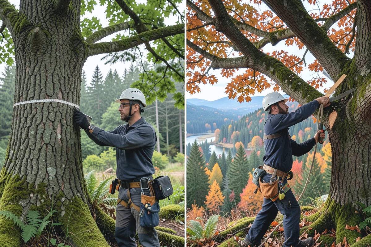 Ivy removal from trees in Des Moines, King County, WA - Inspect the tree and its site