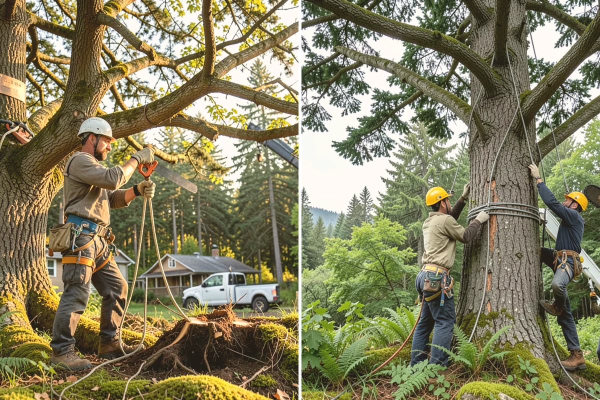 Ivy removal from trees in Edmonds, Snohomish County, WA - Inspect the tree and its site