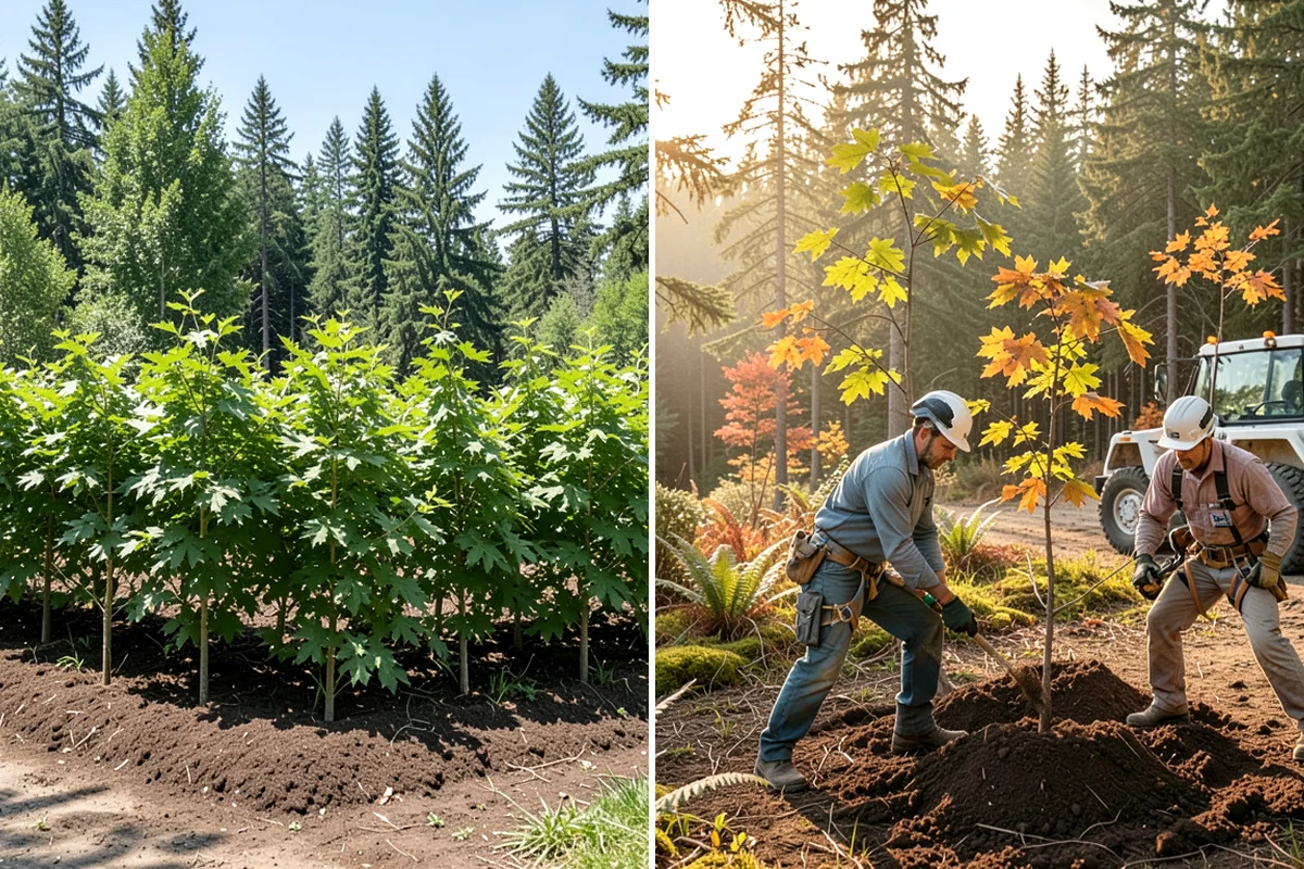 Ivy removal from trees in Enumclaw, King County, WA - Inspect the tree and its site