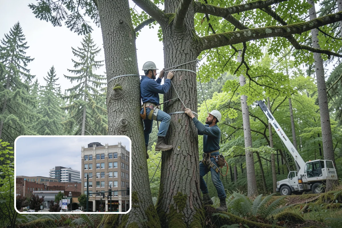 Ivy removal from trees in Everett, Snohomish County, WA - Supports long-term tree health and stability