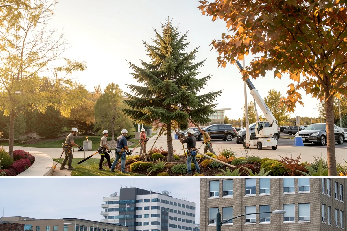 Ivy removal from trees in Everett, Snohomish County, WA - This work can be performed year-round in the Puget Sound climate but may require extra caution during wet seasons to prevent soil...