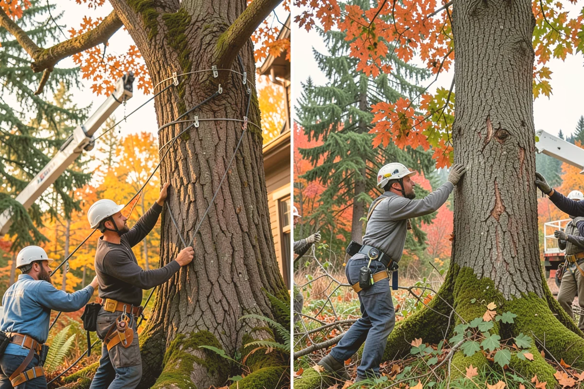 Ivy removal from trees in Fife, Pierce County, WA - Inspect the tree and its site