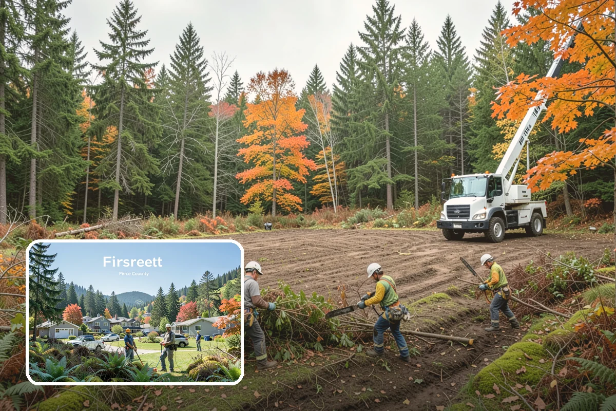 Ivy removal from trees in Fircrest, Pierce County, WA - Supports long-term tree health and stability