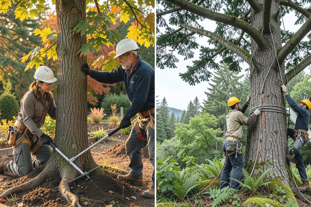 Ivy removal from trees in Gold Bar, Snohomish County, WA - Inspect the tree and its site
