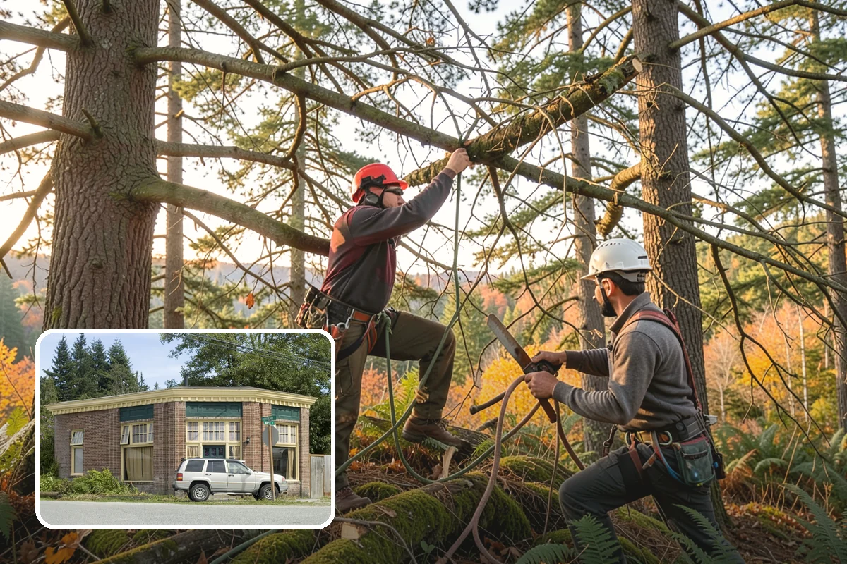 Ivy removal from trees in Hamilton, Skagit County, WA - Supports long-term tree health and stability