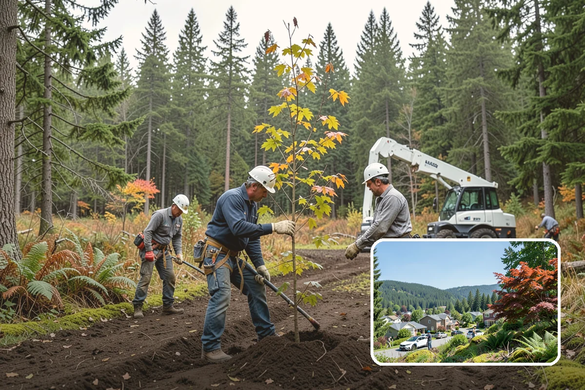 Ivy removal from trees in Index, Snohomish County, WA - Supports long-term tree health and stability
