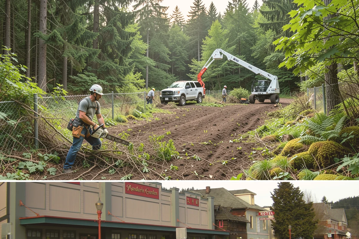 Ivy removal from trees in Issaquah, King County, WA - This work can be performed year-round in the Puget Sound climate but may require extra caution during wet seasons to prevent soil...