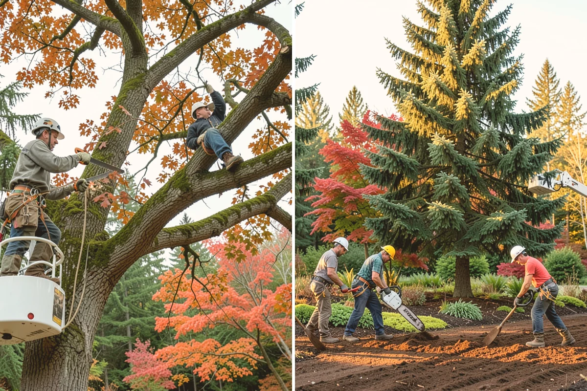 Ivy removal from trees in Kent, King County, WA - Inspect the tree and its site