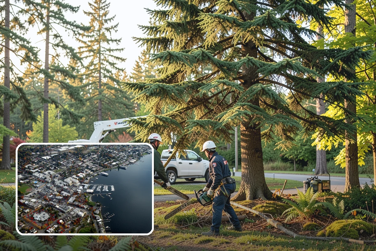 Ivy removal from trees in Kirkland, King County, WA - Supports long-term tree health and stability