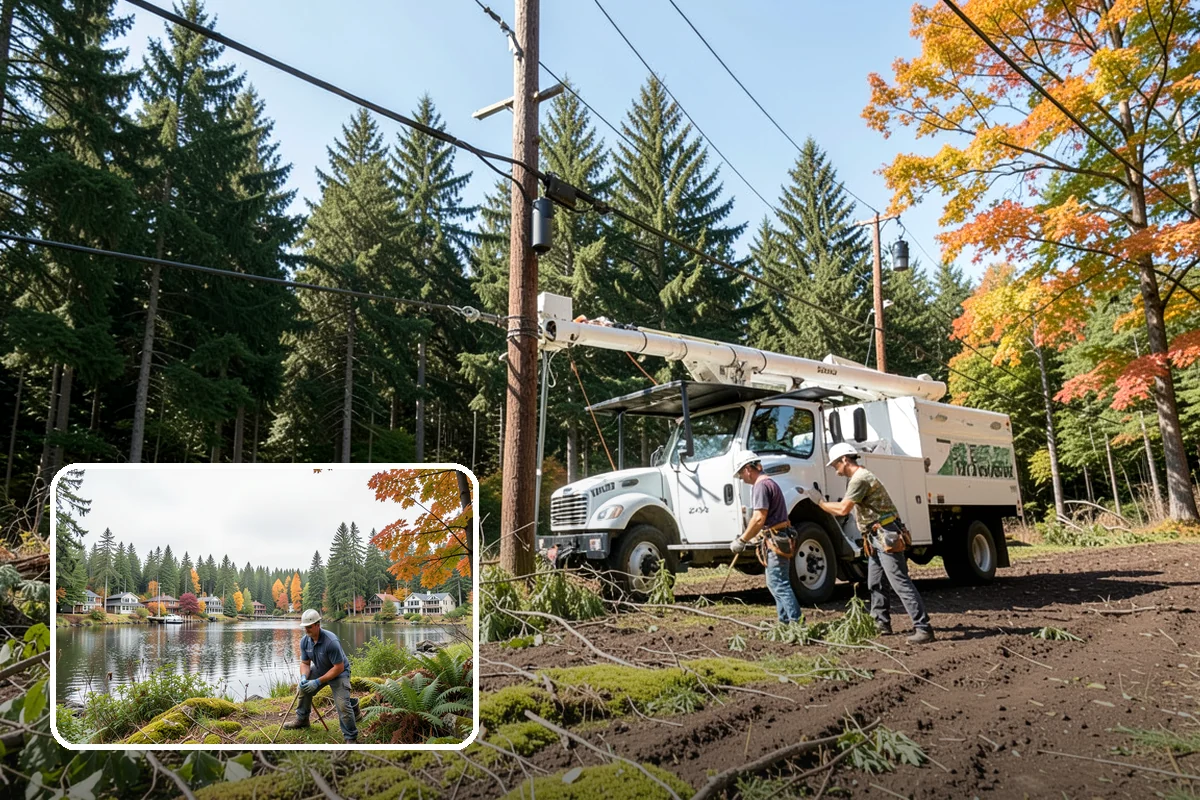 Ivy removal from trees in La Conner, Skagit County, WA - Supports long-term tree health and stability