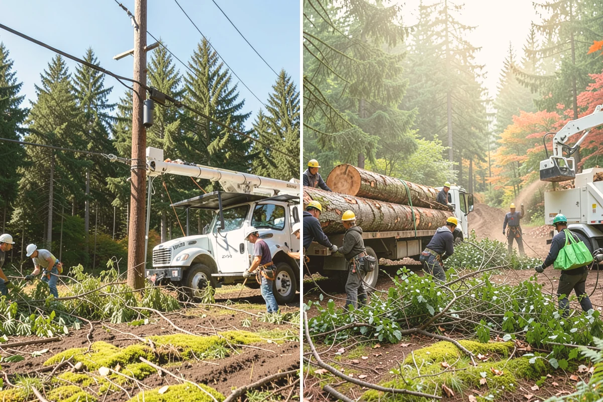 Ivy removal from trees in Langley, Island County, WA - Inspect the tree and its site
