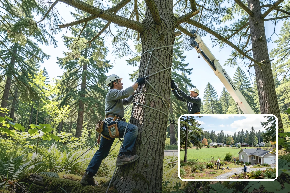 Ivy removal from trees in Lyman, Skagit County, WA - Supports long-term tree health and stability