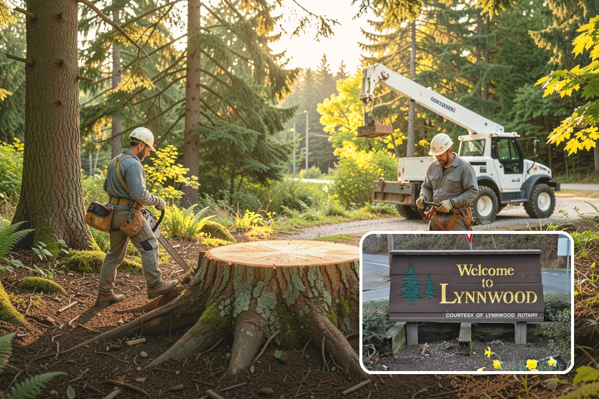 Ivy removal from trees in Lynnwood, Snohomish County, WA - Supports long-term tree health and stability