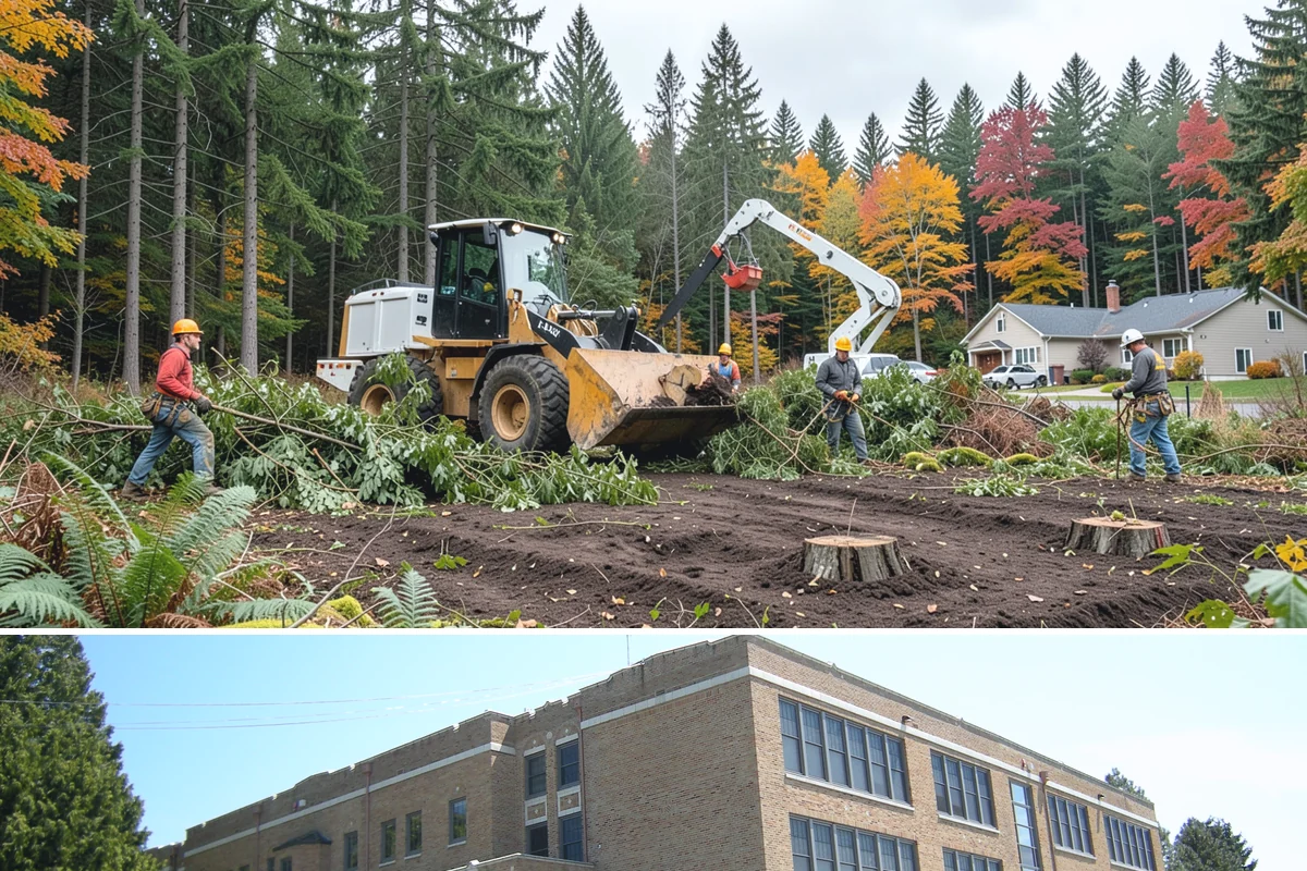 Ivy removal from trees in Maple Valley, King County, WA - This work can be performed year-round in the Puget Sound climate but may require extra caution during wet seasons to prevent soil...