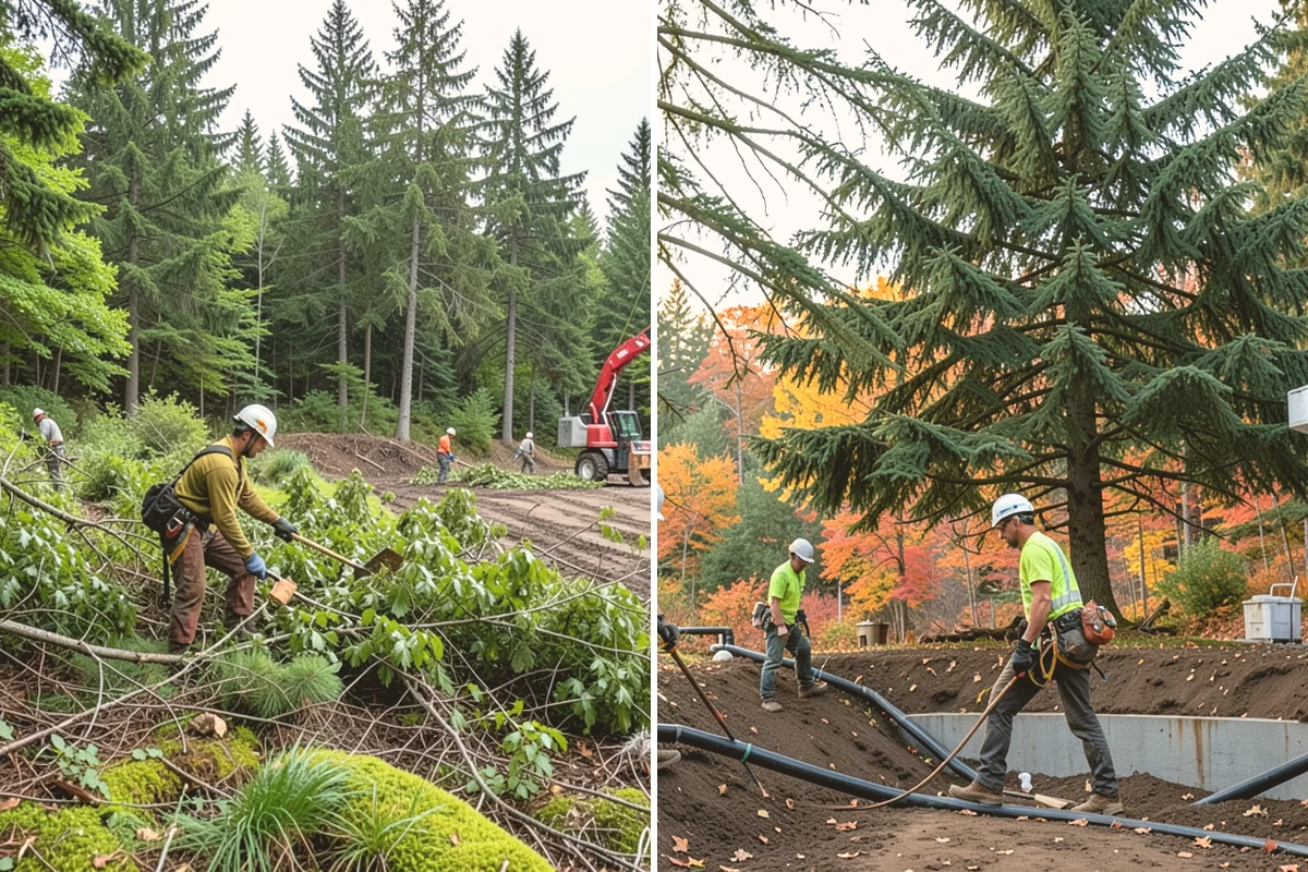 Ivy removal from trees in Mount Vernon, Skagit County, WA - Inspect the tree and its site
