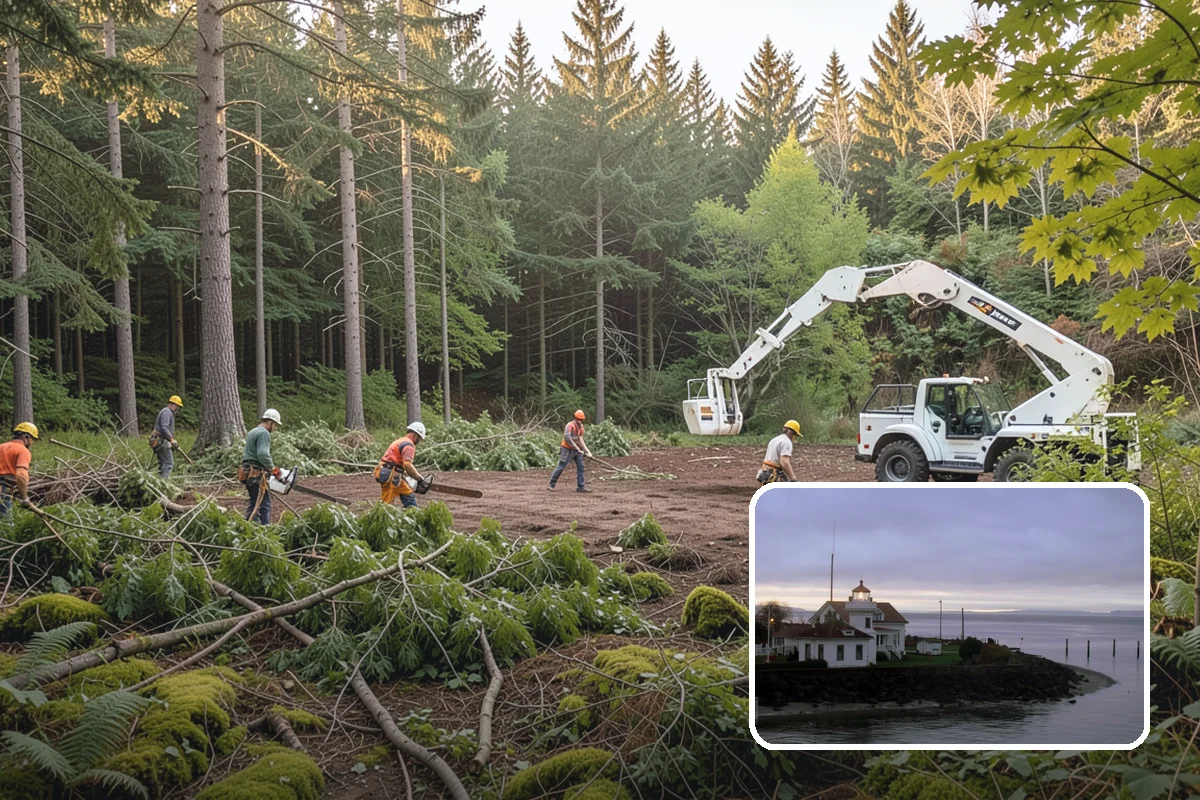 Ivy removal from trees in Mukilteo, Snohomish County, WA - Supports long-term tree health and stability