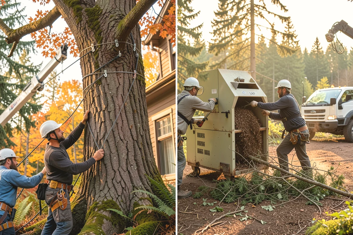 Ivy removal from trees in Mukilteo, Snohomish County, WA - Inspect the tree and its site