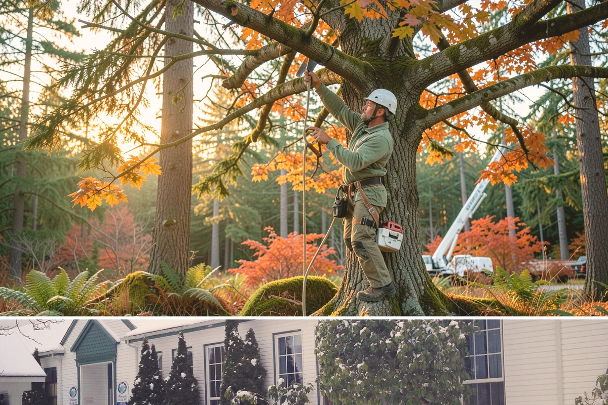 Ivy removal from trees in Pacific, King County, WA - This work can be performed year-round in the Puget Sound climate but may require extra caution during wet seasons to prevent soil...