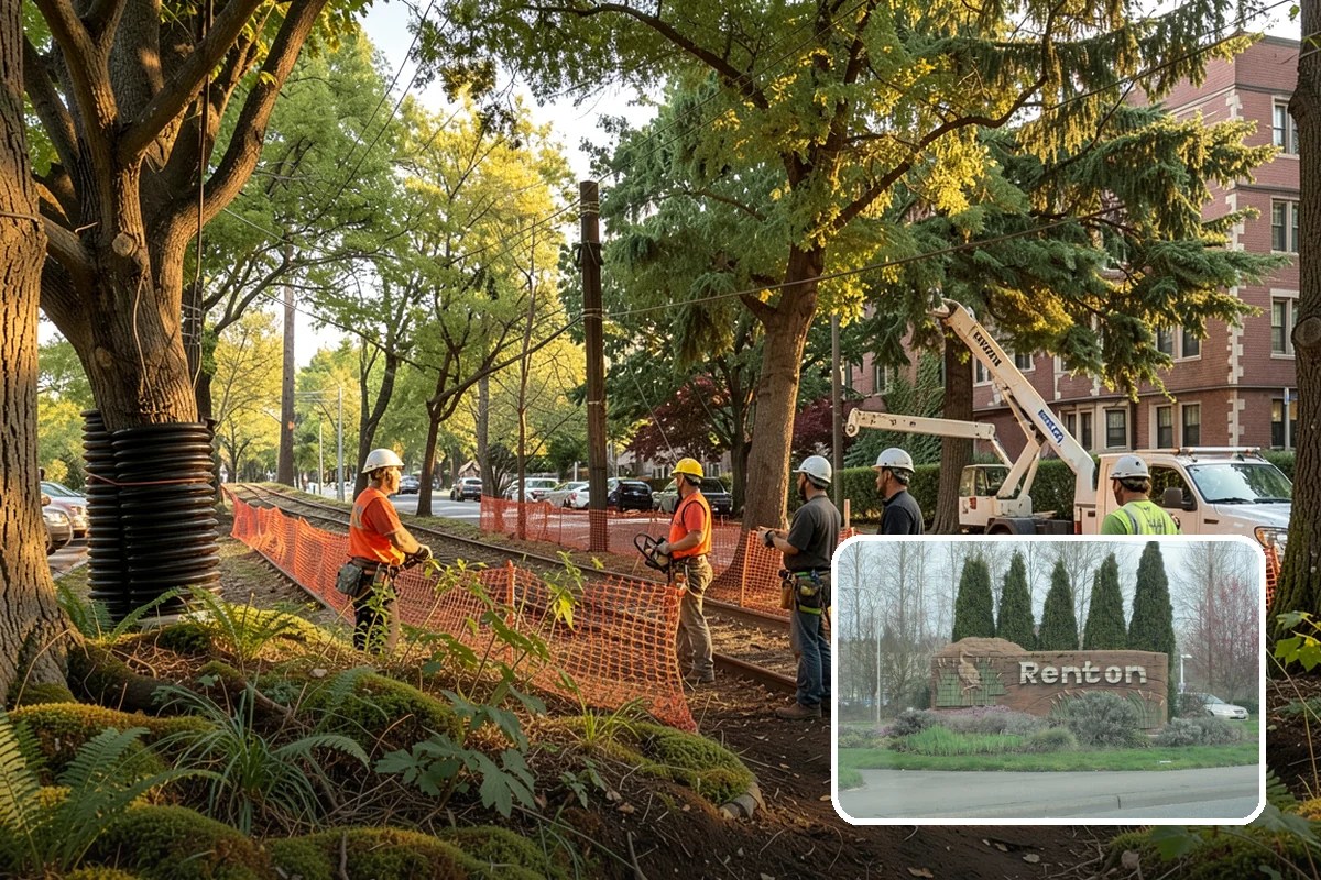 Ivy removal from trees in Renton, King County, WA - Supports long-term tree health and stability