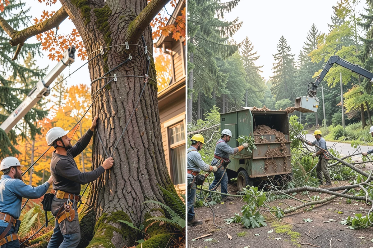Ivy removal from trees in Renton, King County, WA - Inspect the tree and its site