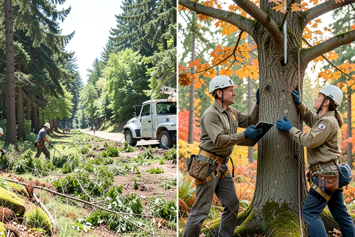 Ivy removal from trees in Seattle, King County, WA - Inspect the tree and its site