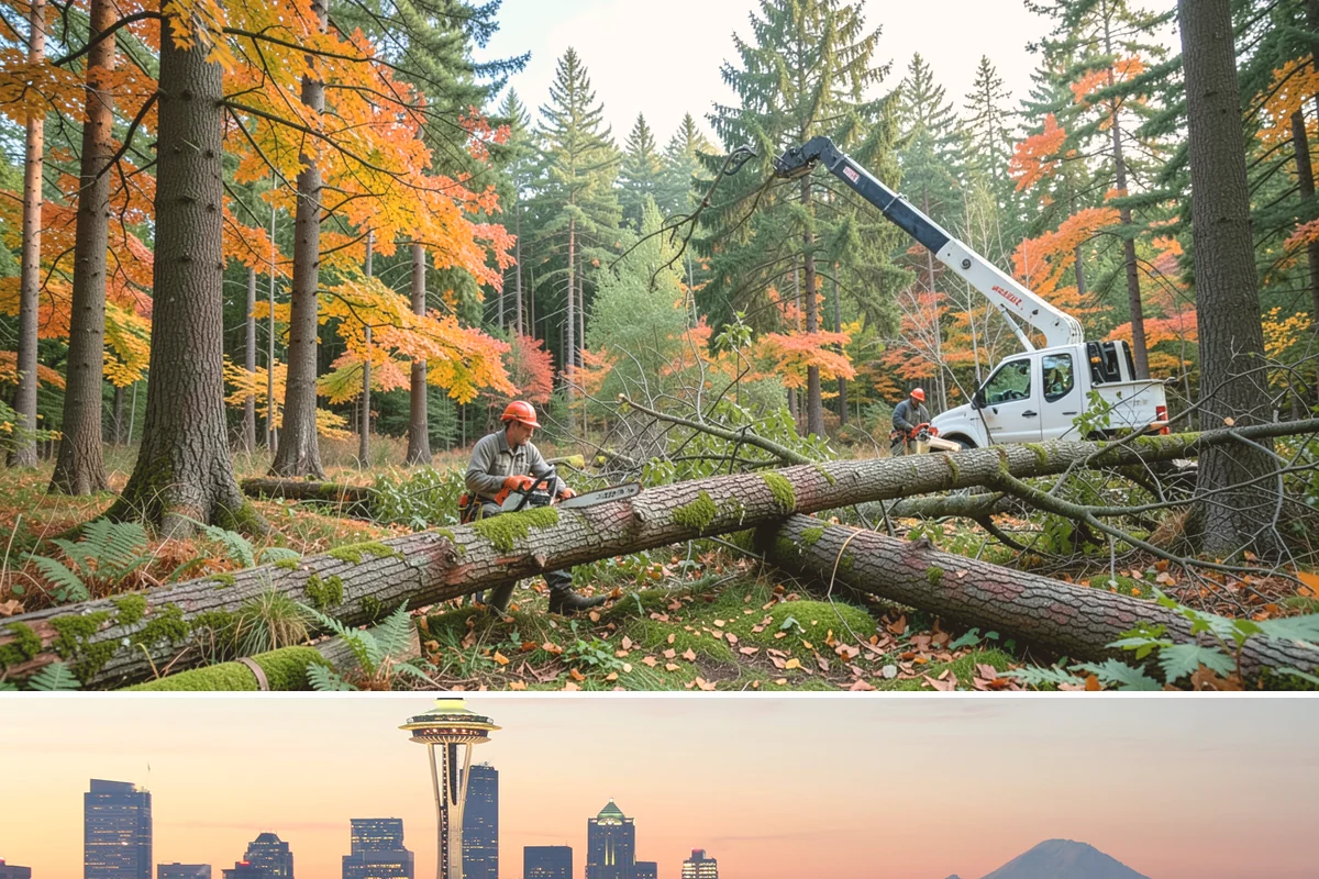 Ivy removal from trees in Seattle, King County, WA - This work can be performed year-round in the Puget Sound climate but may require extra caution during wet seasons to prevent soil...