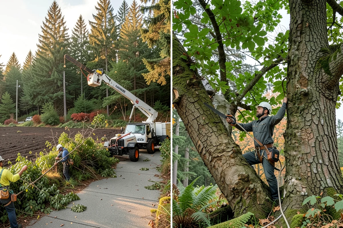 Ivy removal from trees in Sedro-Woolley, Skagit County, WA - Inspect the tree and its site